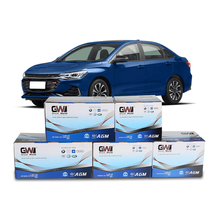 GW Brand Car Battery 12V 75Ah AGM Battery