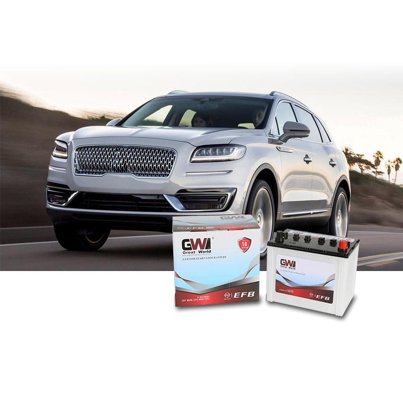 GW Brand Car Battery 12V 60Ah EFB Batteries