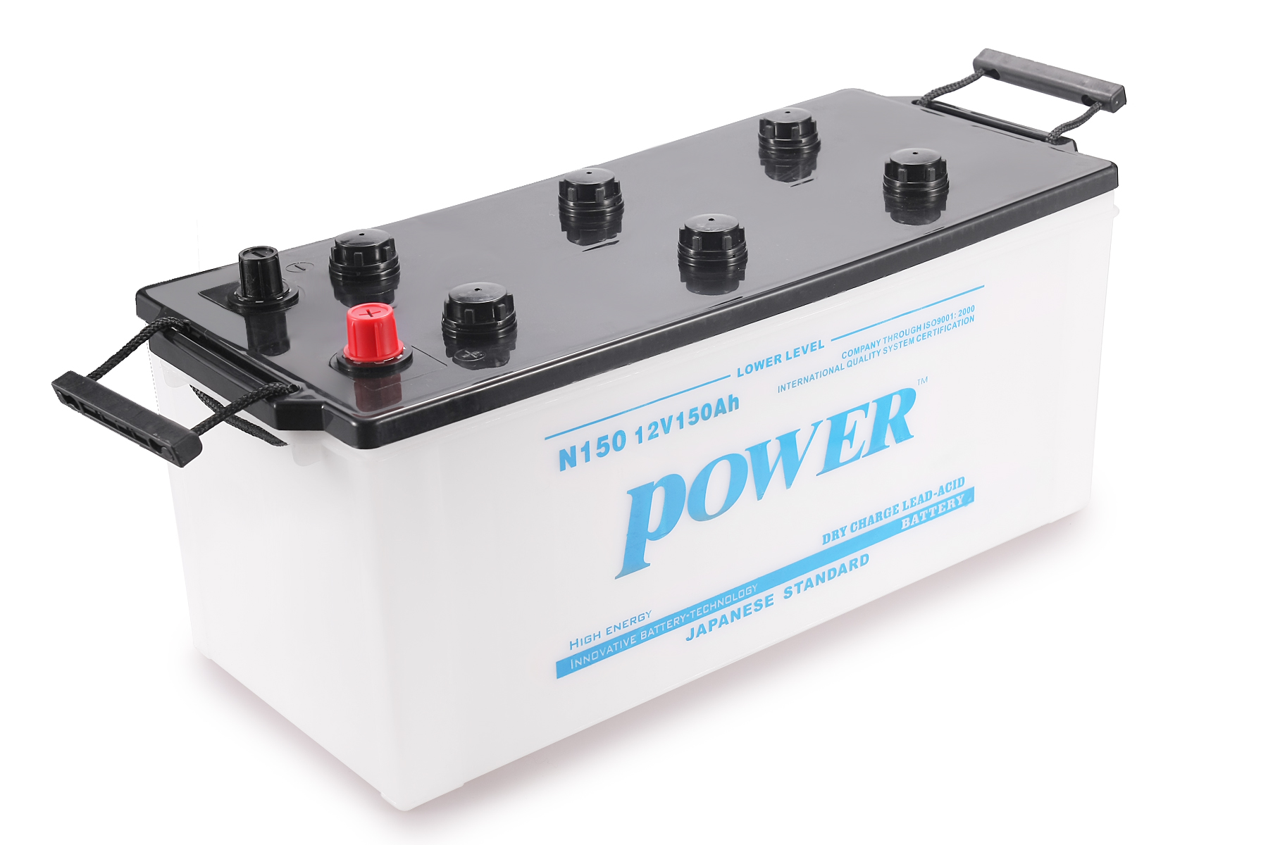 POWER Brand Car Battery 12V 150Ah Dry Charged Battery