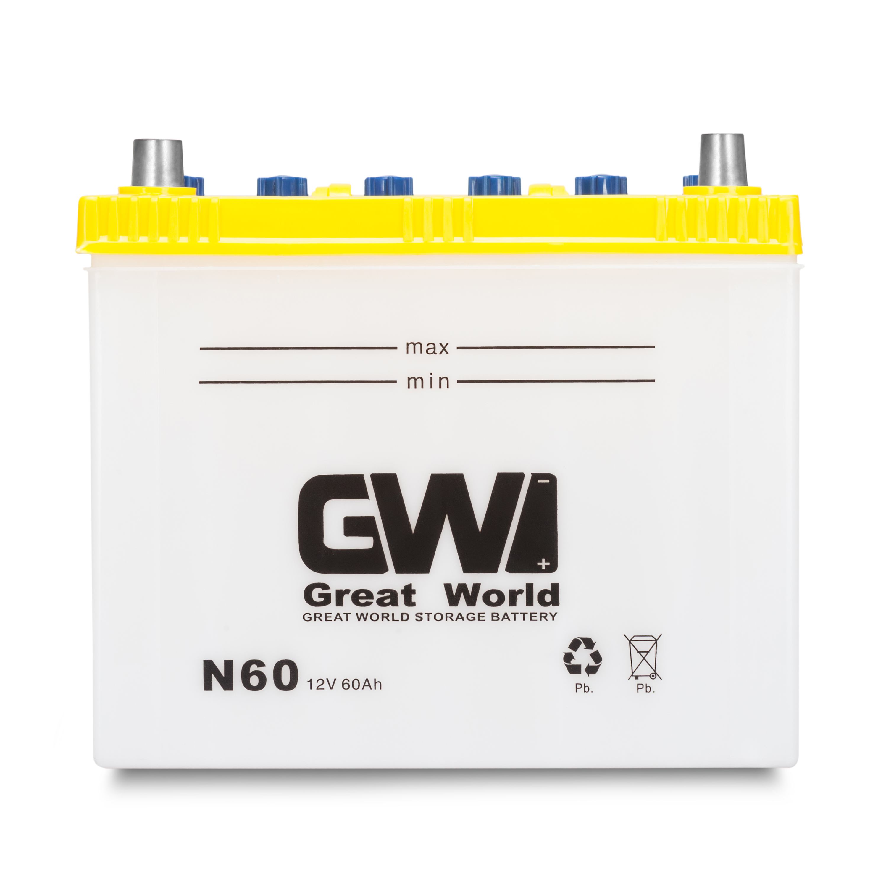 GW Brand 12V 60Ah JIS Car Battery N60 Dry Charged auto starter lead acid Battery
