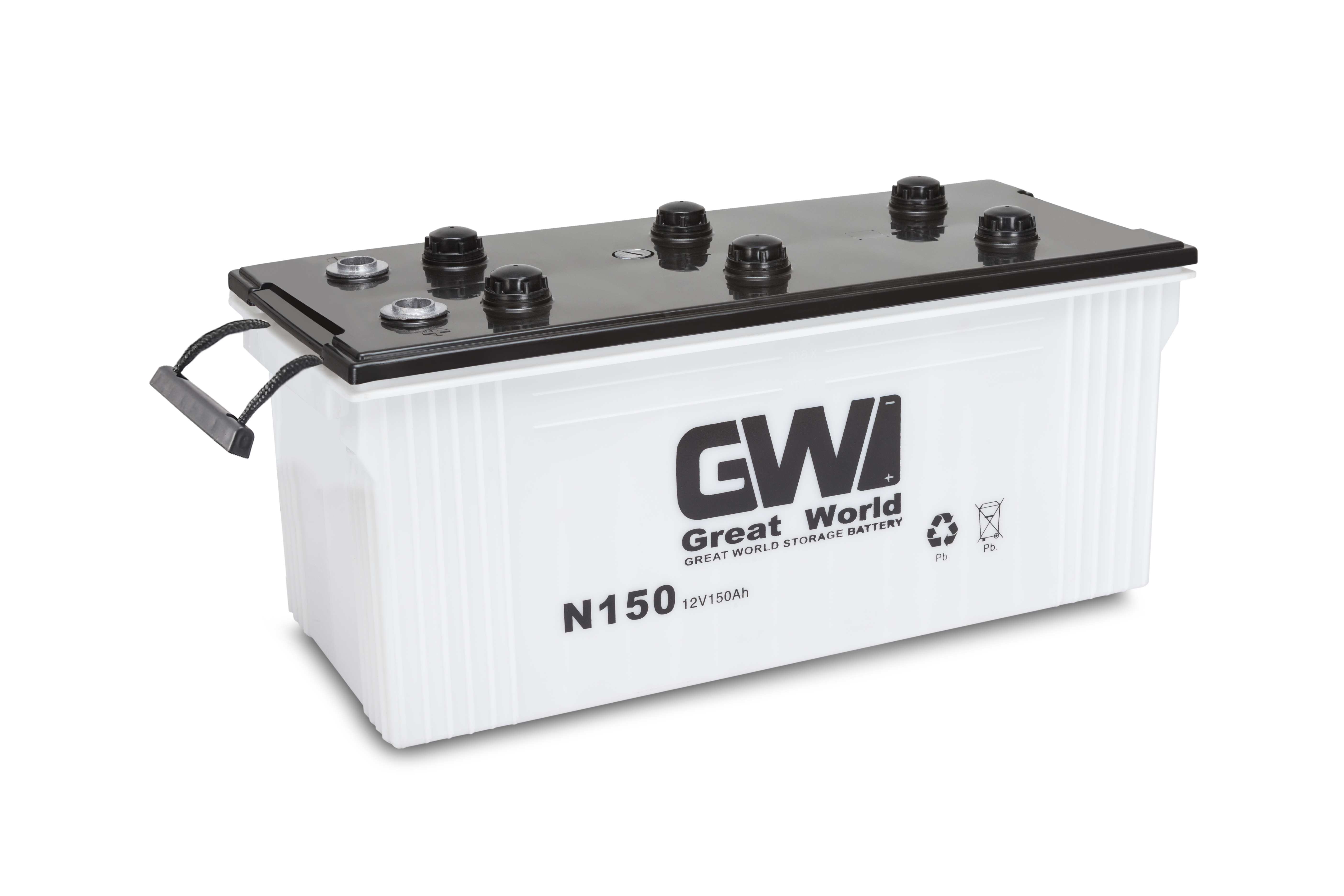 GW Brand 12V 150Ah JIS Car Battery N150 Dry Charged auto starter lead acid Battery